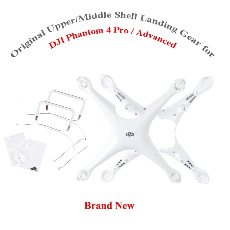 Telaio del corpo del carrello di atterraggio con guscio centrale superiore originale Phantom 4 Pro per parti di riparazione del drone DJI Phontom 4 Pro