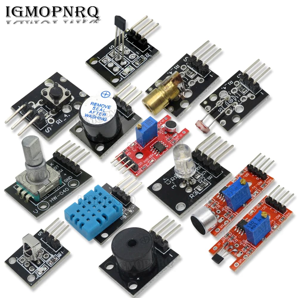1PCS Hall/Pulsante/Operator/Sensor KY-003/004/006/008/018/022/024/037/040 Module FAI DA TE KY-016 KY-022 KY-037 KY-040 For Arduino