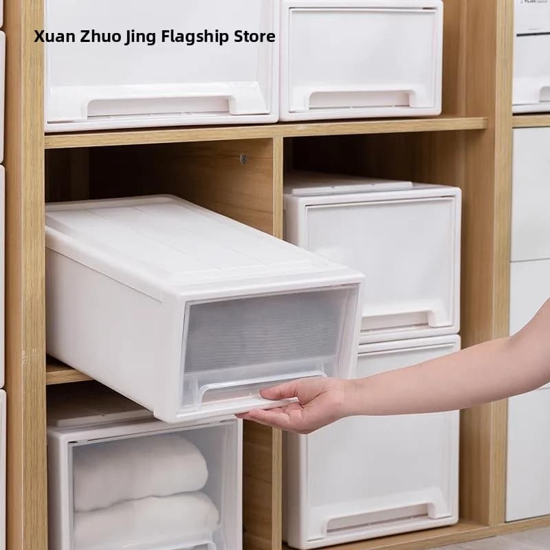 Yufa plastic storage box, drawer organizer, for domestic use, for clothes, underwear, stationery, simple style, jewelry box