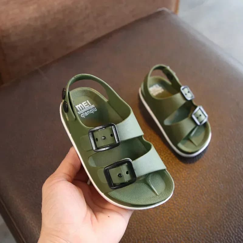 Sandali per bambini Ragazzi Ragazze Scarpe da spiaggia Morbide e leggere Sandali per bambini all'aperto con punta chiusa per scarpe da bambino Estate