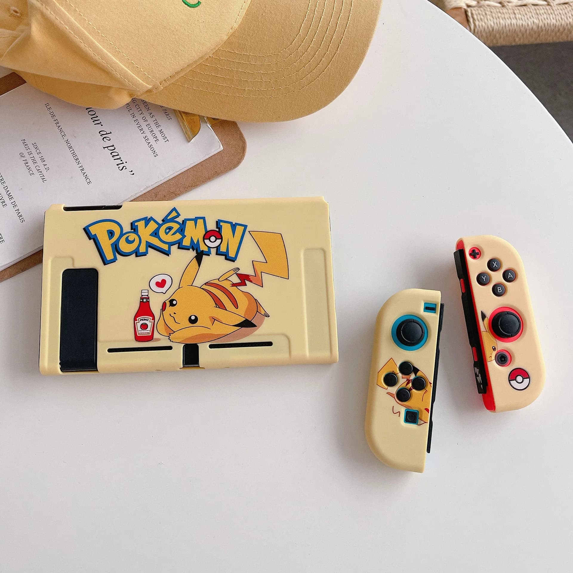 Simpatico Pokemon Pikachu per custodia Switch Shell scatola protettiva divisa per accessori Nintendo Switch NS Console TPU Fundas