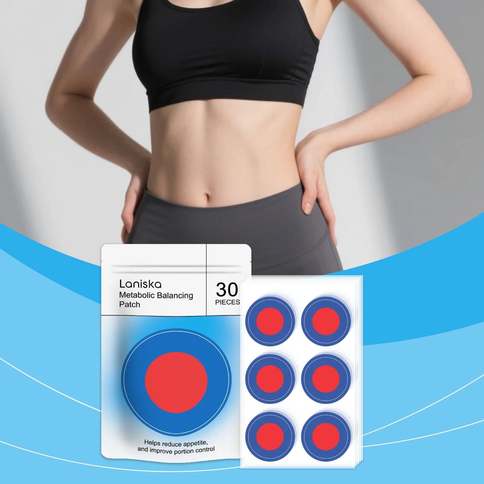 30Pcs Premium Body Care Patch - Gentle Daily Skin Care,Lightweight & Moisturizing Formula, Portable Nourishing Slimming Patches