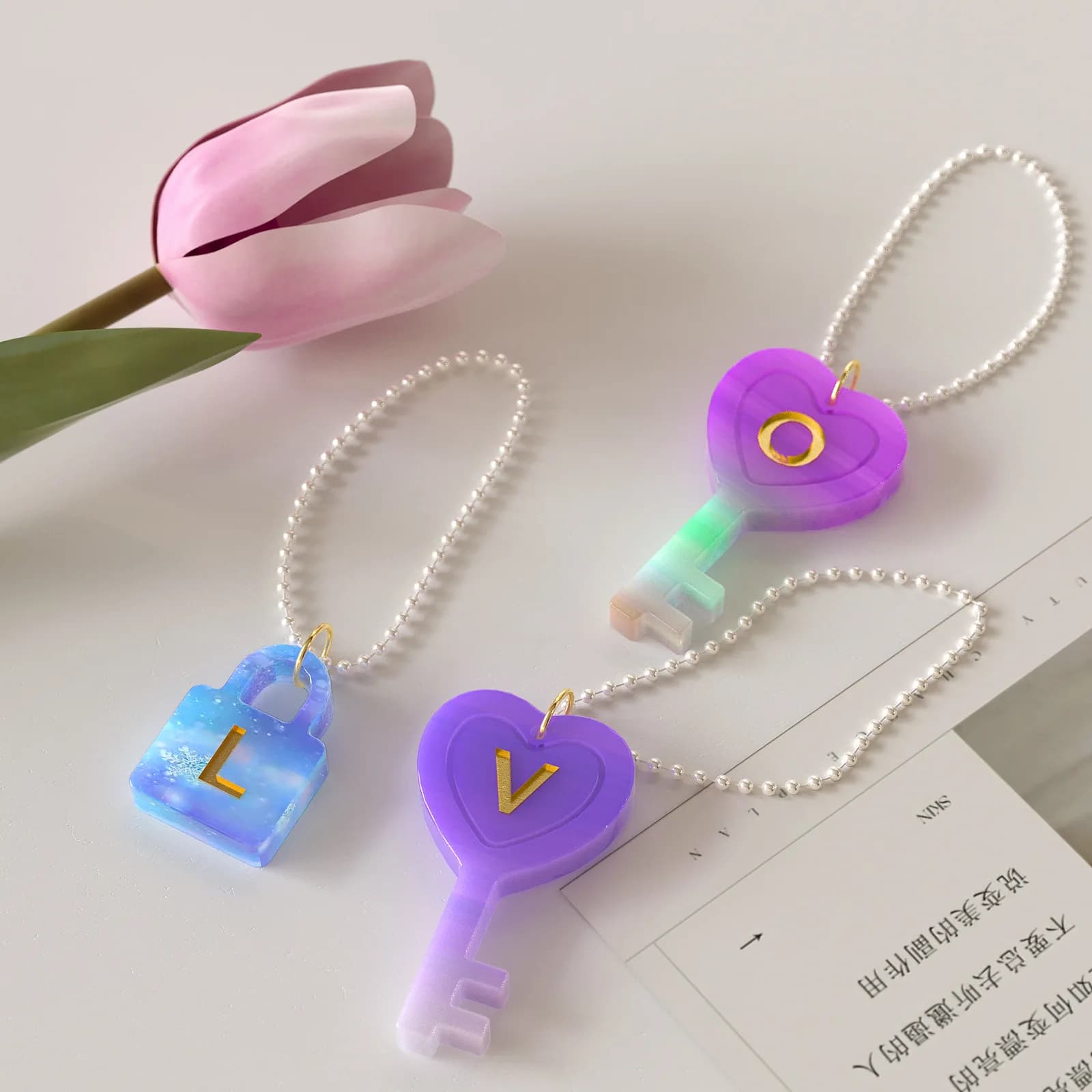 26 Letter Pendant Silicone Mold Alphabet Number DIY Epoxy Resin Earring Keychain Pendant Jewelry Crafts Casting Mold