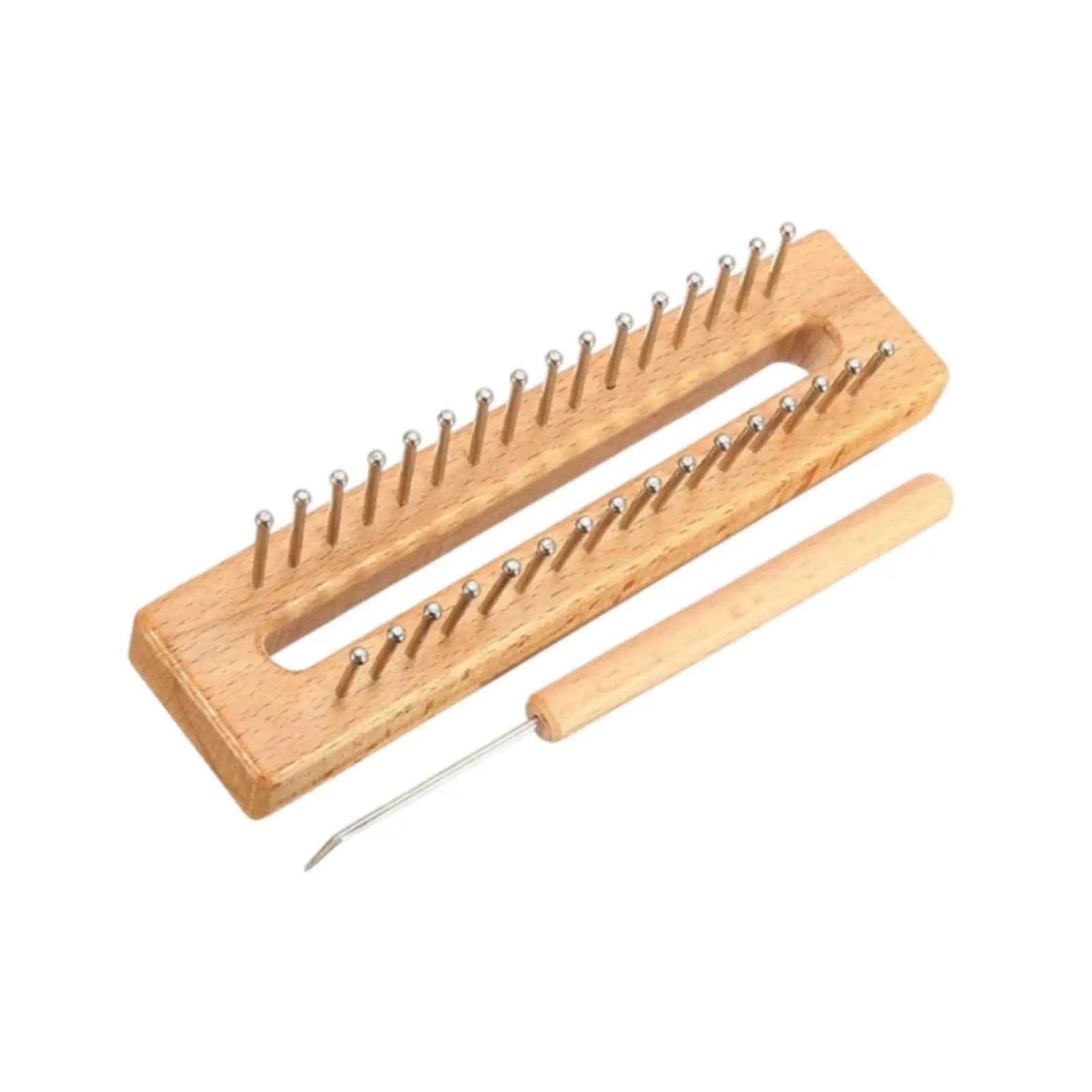 Knitting Loom Knitting Yarn Loom Rectangular Lightweight Accessories Weaving Loom for Hats Scarfs Sewing Beginner Sweater