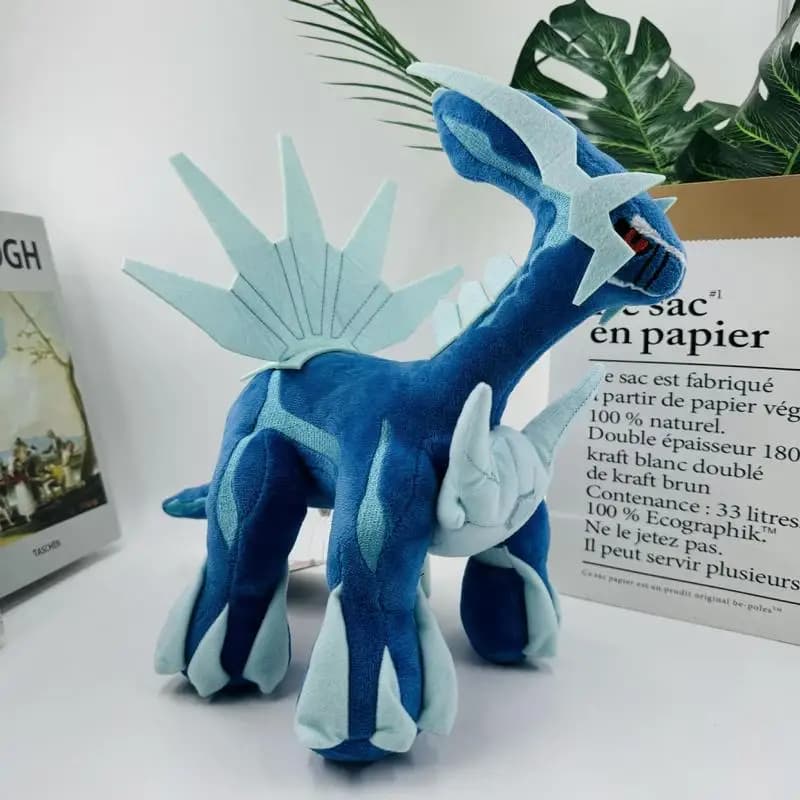 30 cm Pokemon Dialga giocattoli di peluche figura di cartone animato giocattoli di peluche diamante mostro bambola morbida bambola di pezza decorazione della stanza regalo di festa