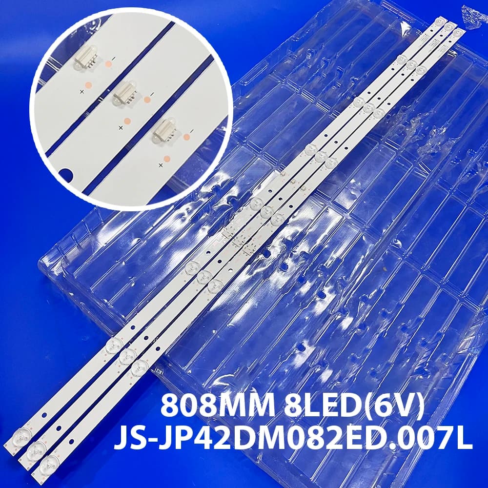 LED Strip JS-JP42DM082ED.007L R72-42D04-010 808141T.30068.3P For EX-43FS004B SW-LED42BB200 SW-LED42SB300 FLTV-43A210 42LEX-7243