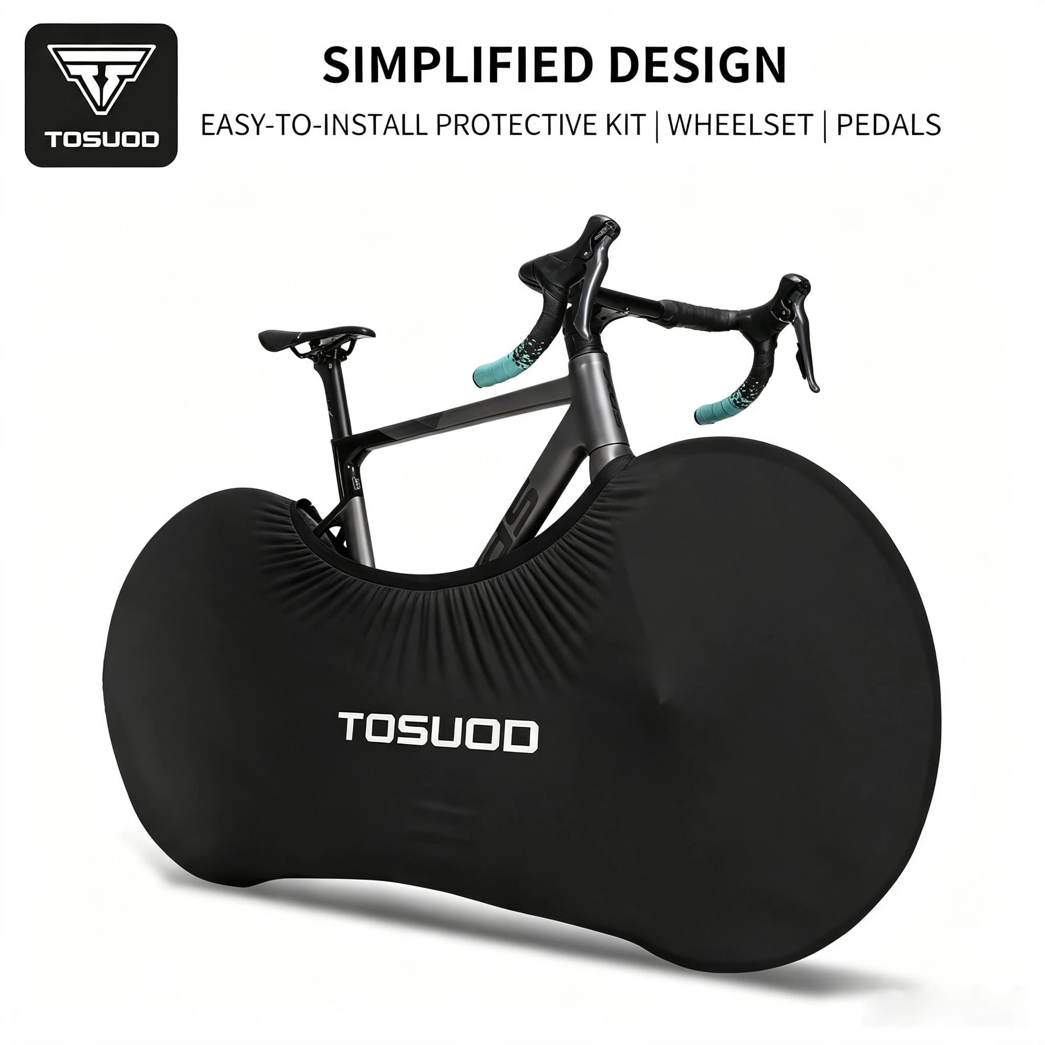 TOSUOD Waterproof Universal Wheel Cover Anti Dust Scratch Proof MTB Road Storage Protector Bag Indoor Outdoor Bike Accessories