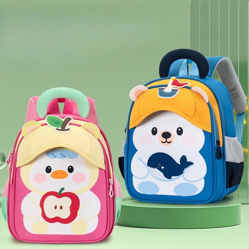 Kindergarten Toddler Backpack Cute Backpacks Children Backpacks for Boy Cartoon Backpacks Large Capacity School Bags Travel Bag