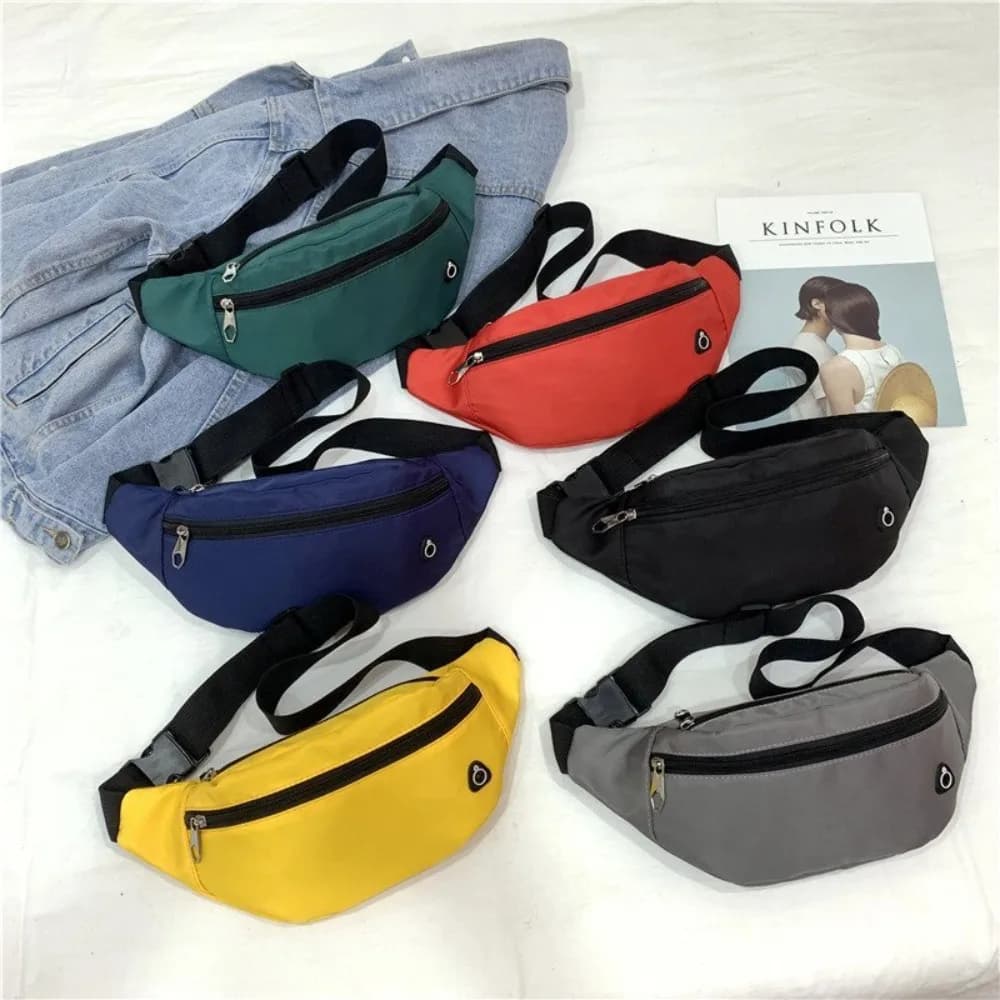 Marsupio da viaggio per donna uomo marsupio casual funzionale borsa a tracolla con cintura sportiva marsupio per telefono borsa per soldi