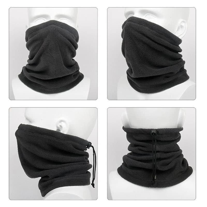 M5TC Headwear Neck Gaiter Snood Fleece Tube Ski Scarf Neck Warmer Headbands Breathable Bandanas Face Mask for Outdoor Cycling