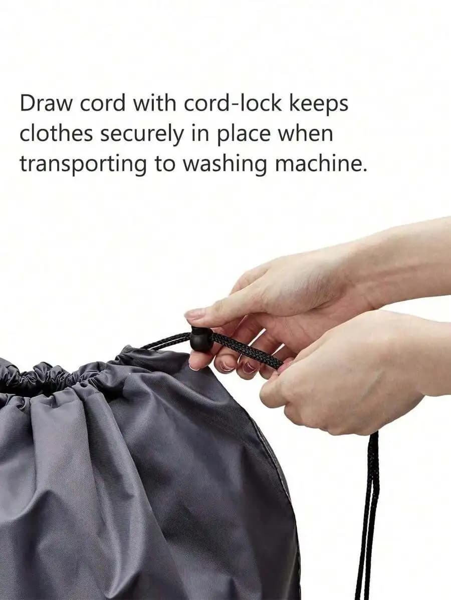 Borsa per biancheria extra large lavabile con coulisse per viaggi, palestra, dormitorio, conservazione di vestiti sporchi