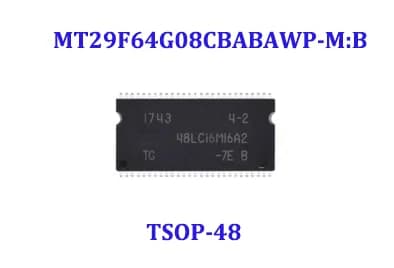 Il trasporto Libero 1 PZ/10 PZ/50 PZ/100 PZ MT29F64G08CBABAWP-M:B 29F64G08CBABAWP FLASH TSOP-48 Brand New Originale IC CHIP