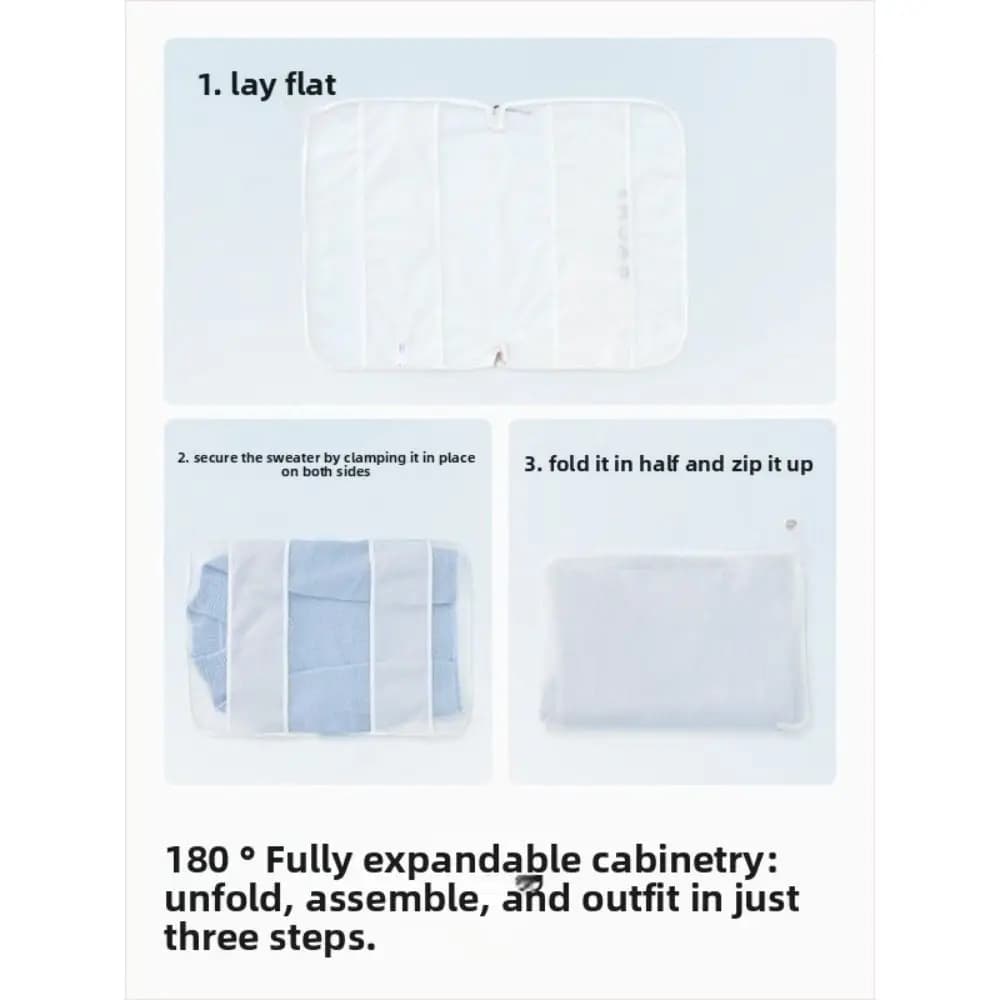 Portable Anti-deformation Sweater Laundry Bag Zipper Closure Fine Mesh Washing Machine Pouch Reusable Hanging Storage Bag