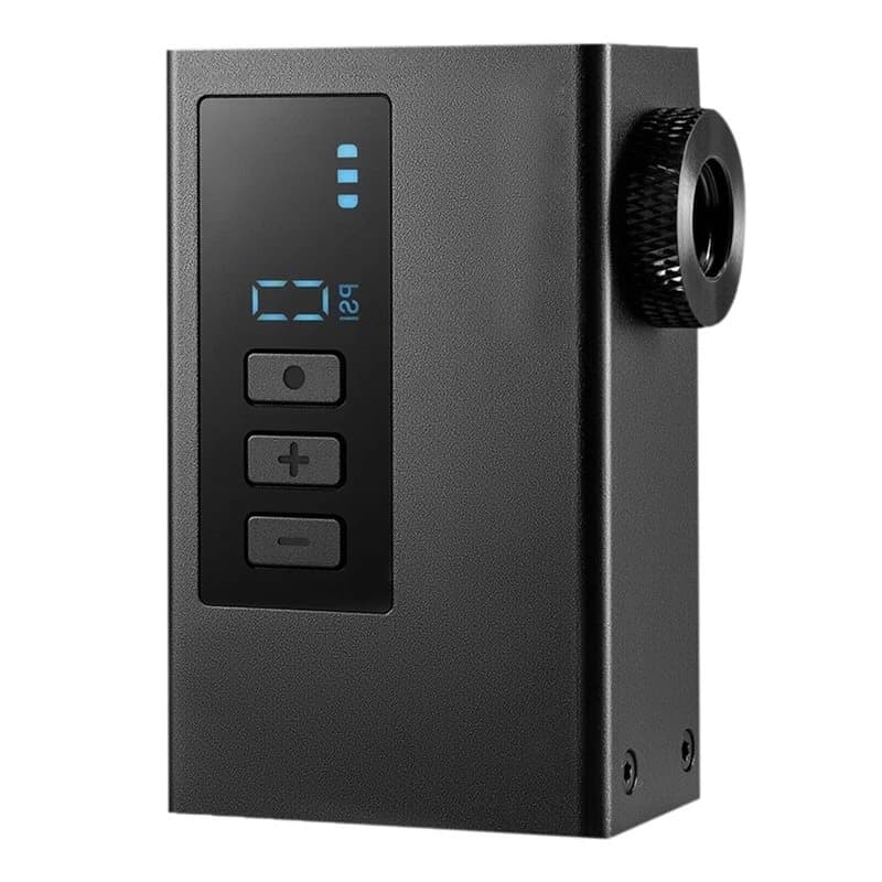 T22C New 120 PSI Aluminum Alloy Electric Pump Bike Air Rechargeable Tire Inflator Pump 420Mah Digital Display