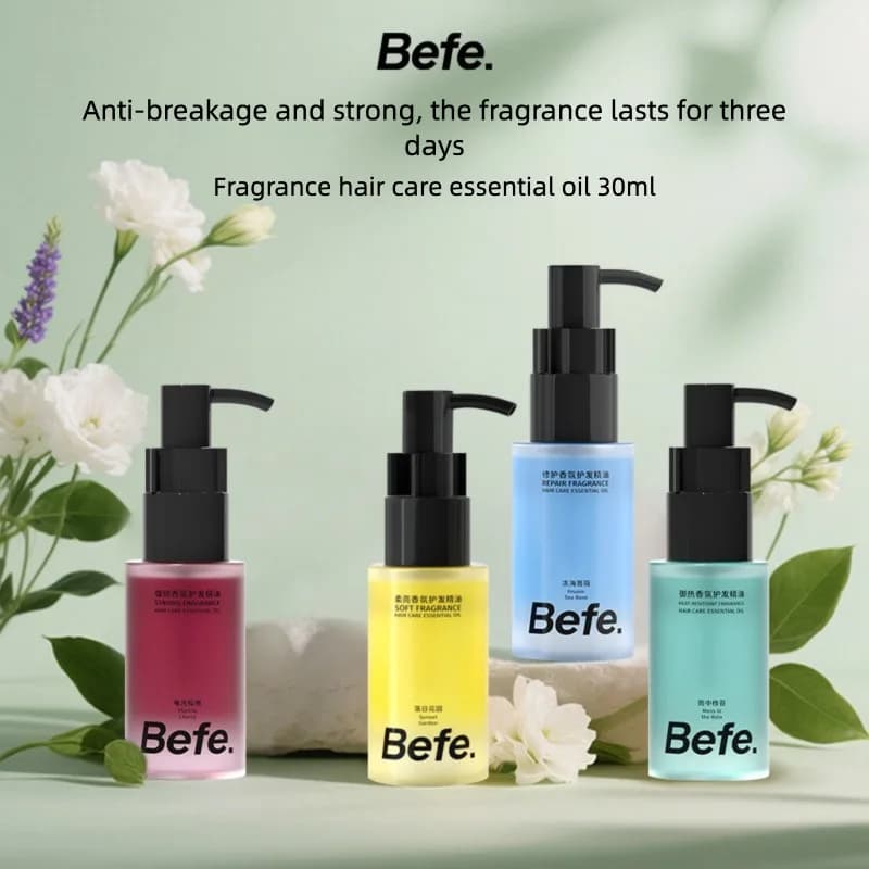 Cura Essenziale Per Le Donne Anti-Crespo Liscio Fragranza di Lunga Durata Riparazione Secco Danneggiato Lucido Forte Olio Per Capelli Formato Da Viaggio