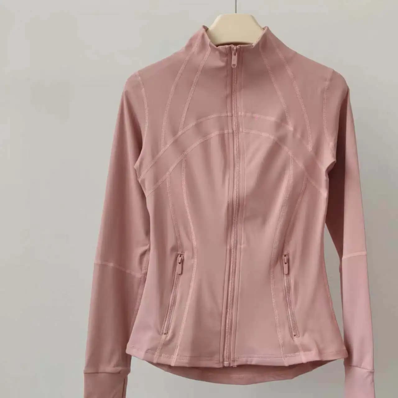 Yoga Clothing Jacket Women Slimming Running Training Sports Stand-up Collar Long-sleeved Fitness Clothing Body-slimming Pilates