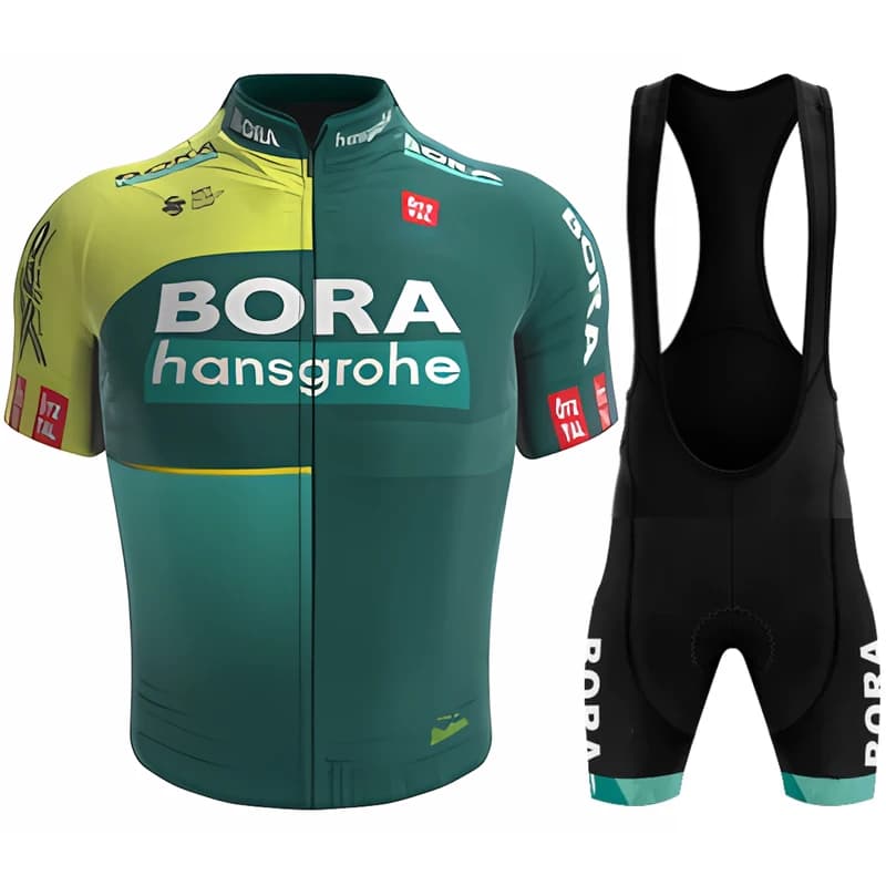 Complete with Cycling UCI BORA ALPECIN for Men, Shorts with Tricuta Bretelles, Sportwear for Mountain Bike