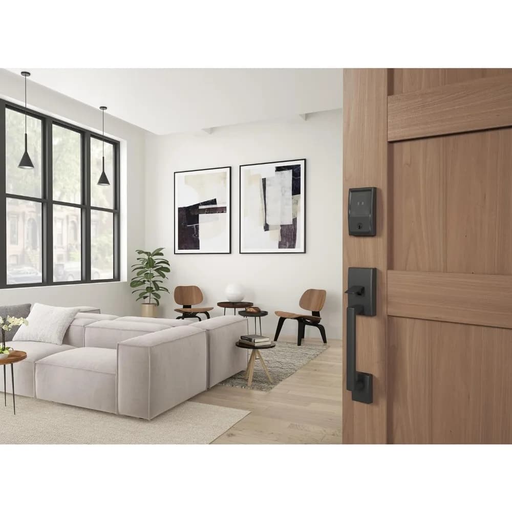 Strumenti e miglioramenti per la casa Encode Plus Serratura Wi-Fi intelligente per porta d'ingresso, catenaccio con ingresso senza chiave, sblocco con Apple Watch
