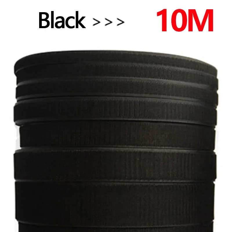 10meter/pair nastri di fissaggio riutilizzabili Non adesivi con gancio e anello adesivo in Nylon magico cucito su accessori fai da te 20/25/30/50mm di larghezza