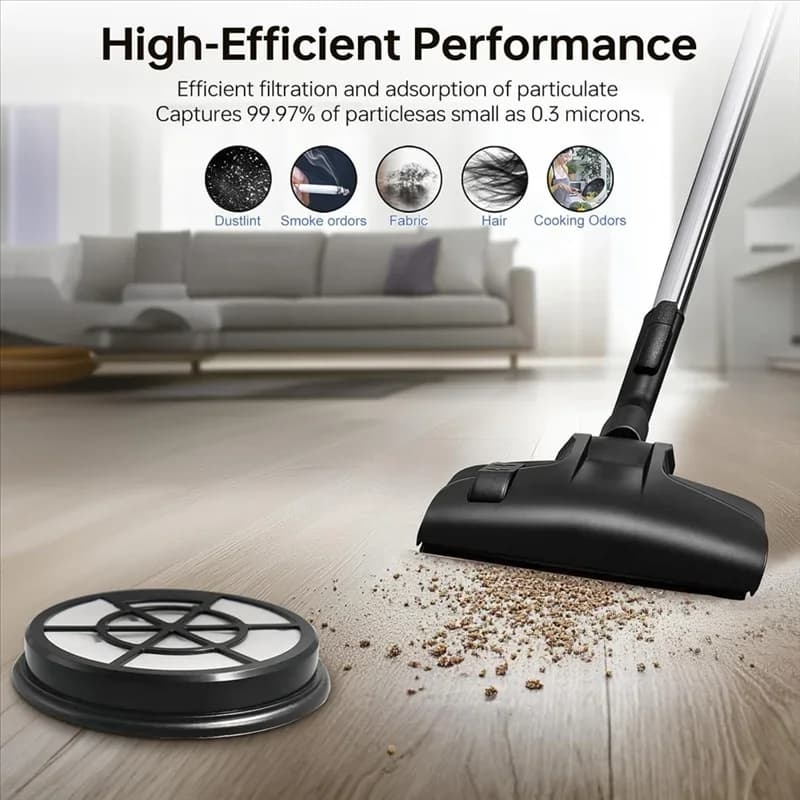 Filtro per aspirapolvere A50Q-NEN110B NEN110A per aspirapolvere senza sacco Eureka Whirlwind, confezione da 6 con telaio di ingresso e filtro in spugna