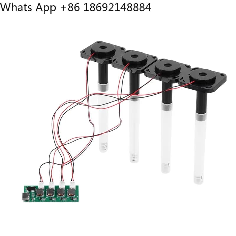 Modulo umidificatore a quattro spruzzi senza interruttore con interfaccia TYPE-C, scheda di controllo atomizzazione DC5V per fai da te