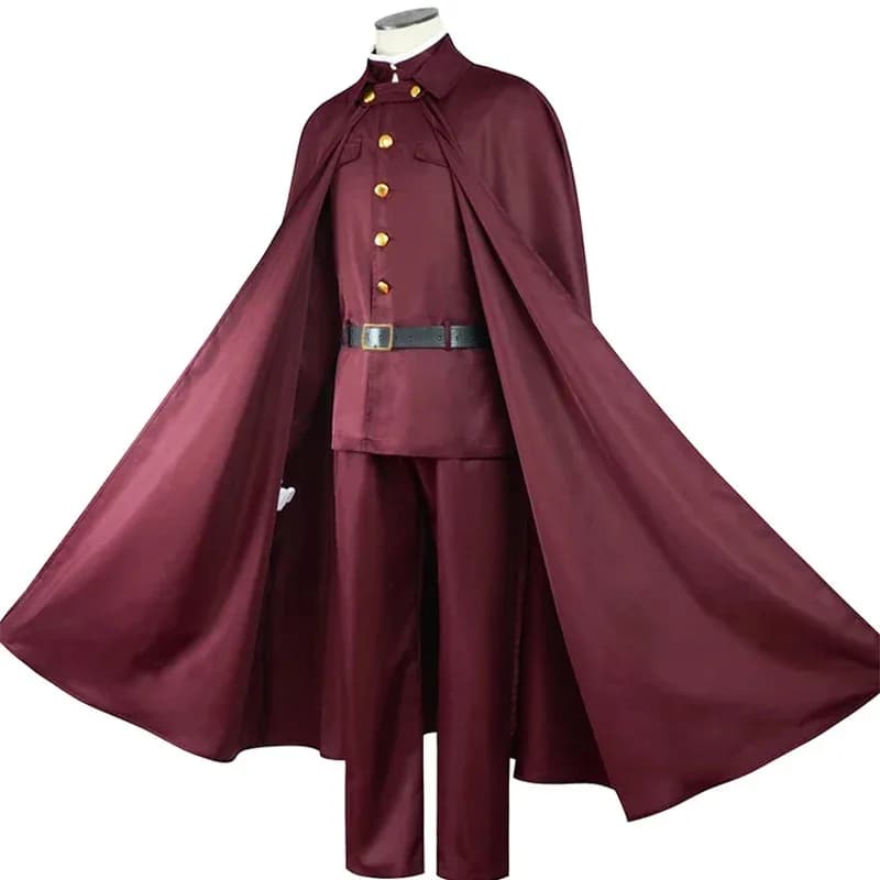 NewSuehiro Tetcho Anime Bungo Stray Saigiku Jouno Costume Cosplay Mantello Cappello Parrucca Cani da caccia Tetchou Suehiro Un WV82262025
