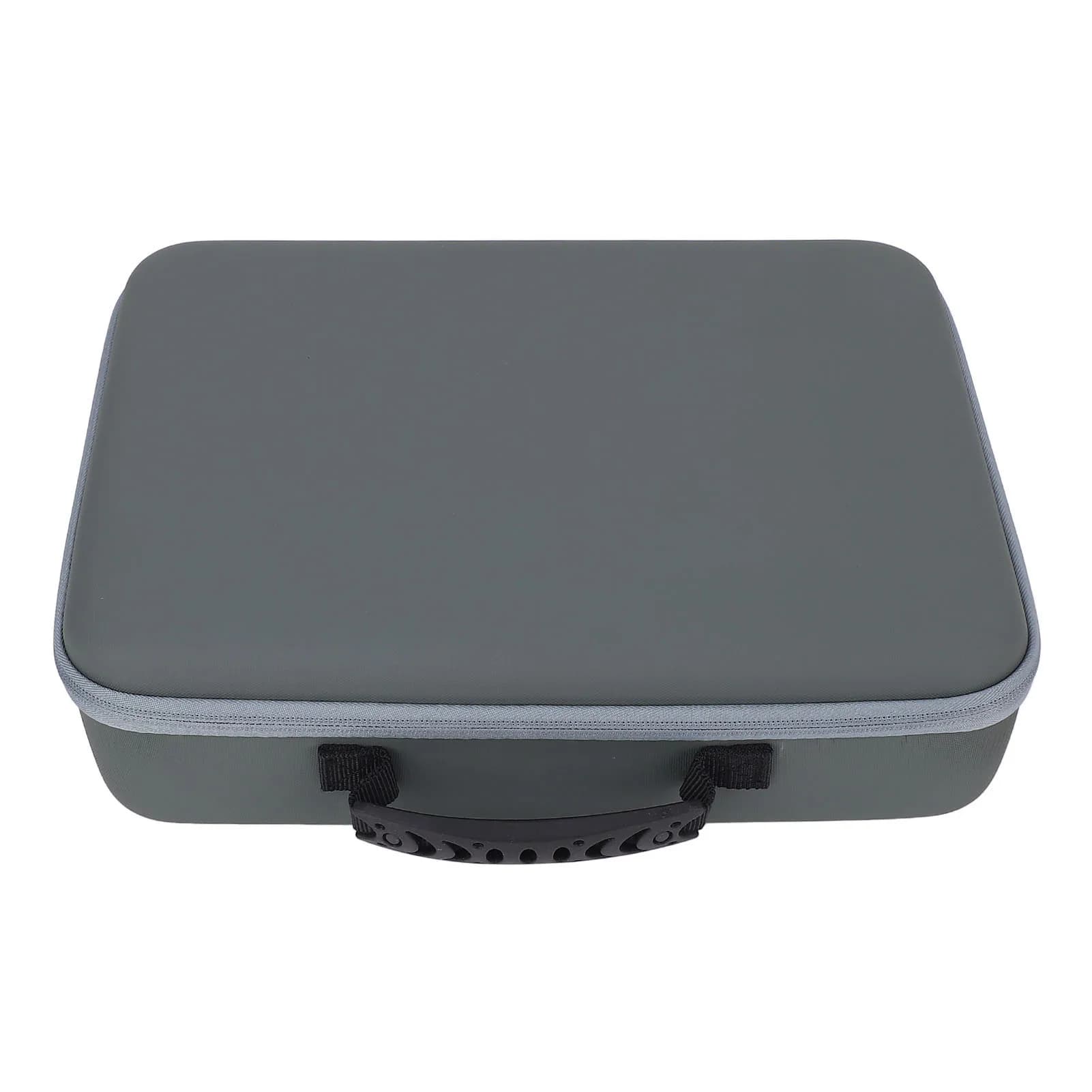 Protective rigid transport bag with 2-way zipper for drone accessories