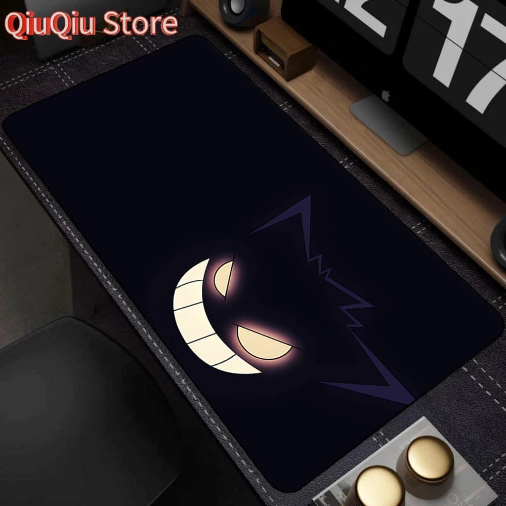 Tappetino per mouse Laptop Japan Anime Purple Ghost Mousepad PC G-gengar Grande Tappeto per tastiera Grande P-pokemon Accessori da gioco Tappetino da scrivania