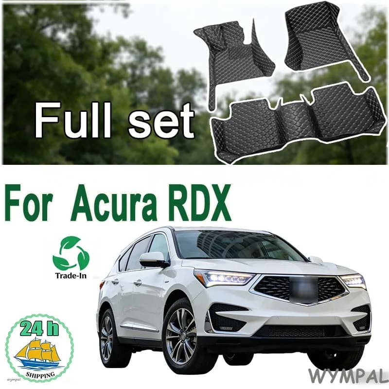 Tappetini auto di LUSSO per Acura RDX 2018 2017 2016 2015 2014 2013 2012 2011 2010 Accessori interni auto