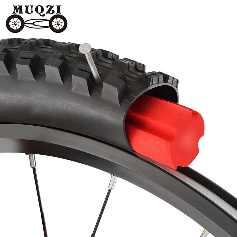 MUQZI Inserto per pneumatici tubeless a prova di foratura Rivestimento d'aria per bici Inserto di protezione per ghiaia compatibile con tutte le ruote Protezione per cerchioni fino a 29"