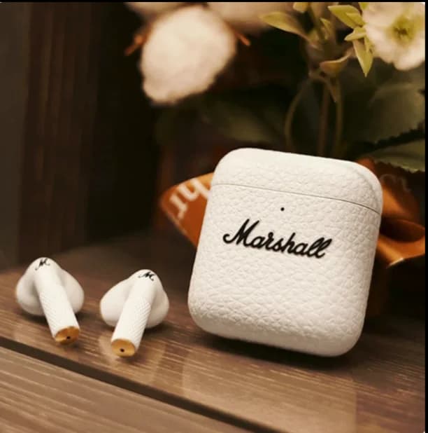 Auricolari Bluetooth Marshall MINOR III TWS Originali con Riduzione Attiva del Rumore, Wireless, Lunga Portata, per Esterni, Regalo per Festival, Neri