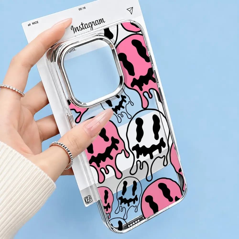 Funny Ghost Face Phone Case Silicone For iPhone 17 Air 17 16 15 14 13 12 11 Plus Pro Max Shockproof Soft Cover