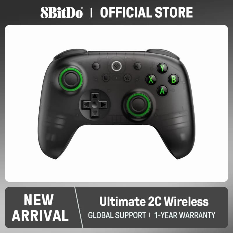 8BitDo - Ultimate 2C Wireless Game Controller for PC, Windows 10, 11, Steam Deck, Raspberry Pi, Android