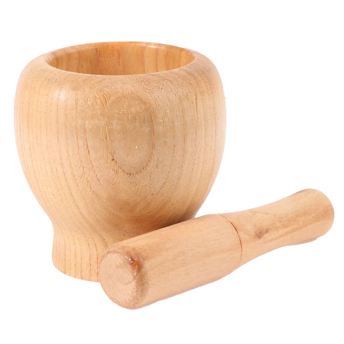 1Set Heavy Duty Garlic Pounder and Pestle Set Stainless Steel Spice Grinder Easy Clean No Flavor Retention Kitchen Restaurant