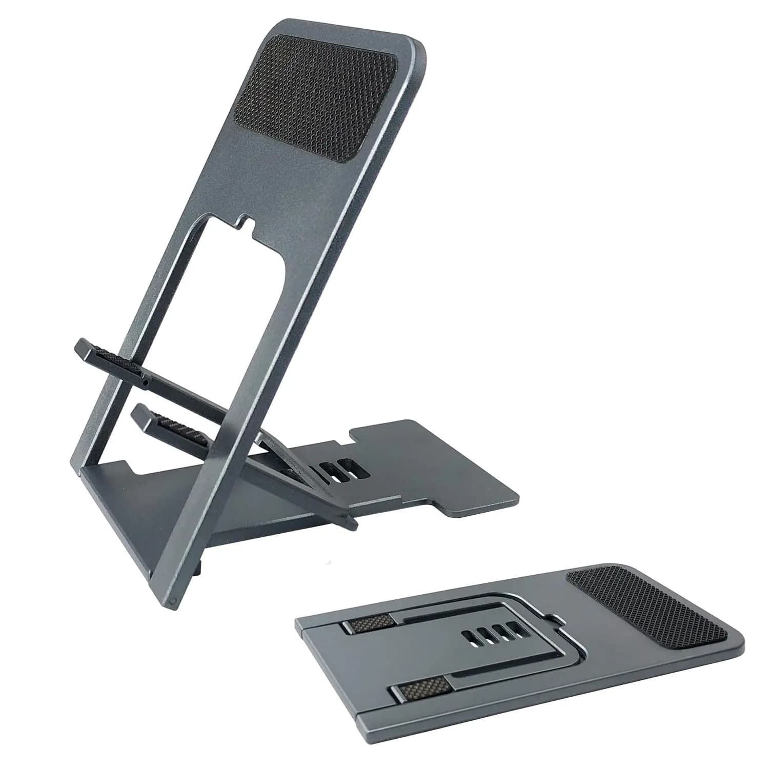 Ultrathin Foldable Phone Stand for Desk Compatible with iPhone 16 15 14 13 12 and All Smartphones Universal Mobile Device Holder