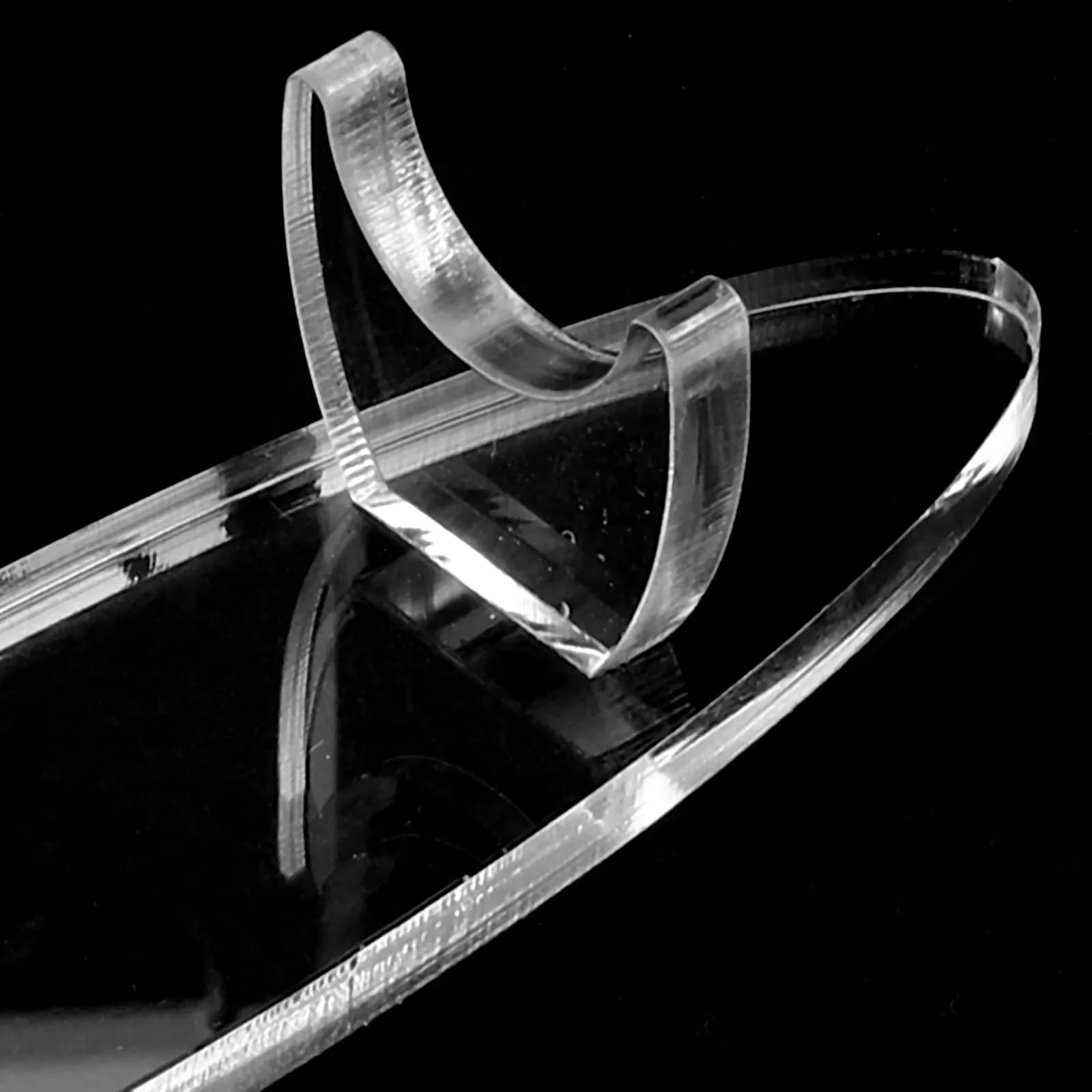 2 Pezzi Portapenne in Acciaio, Supporto per Penne in Acrilico, Porta Pennelli Trucco, Organizzatore per Matite Sopracciglia, Espositore per Nail Art, Trasparente da Scrivania