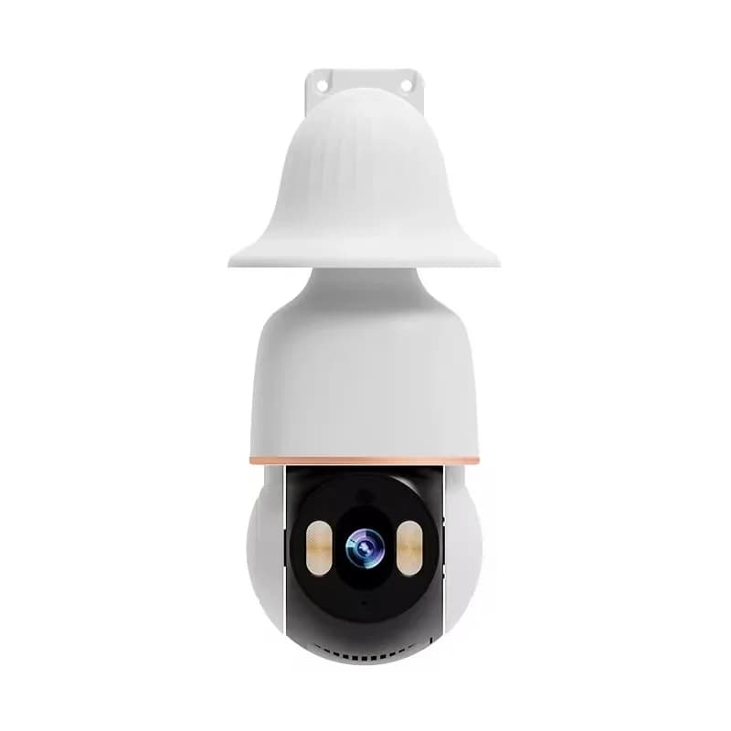 Telecamera di Sicurezza Wireless Impermeabile HONGTONG 2MP HD a Forma di Lampadina con Rilevamento Intelligente del Movimento per Sorveglianza Domestica e Ufficio