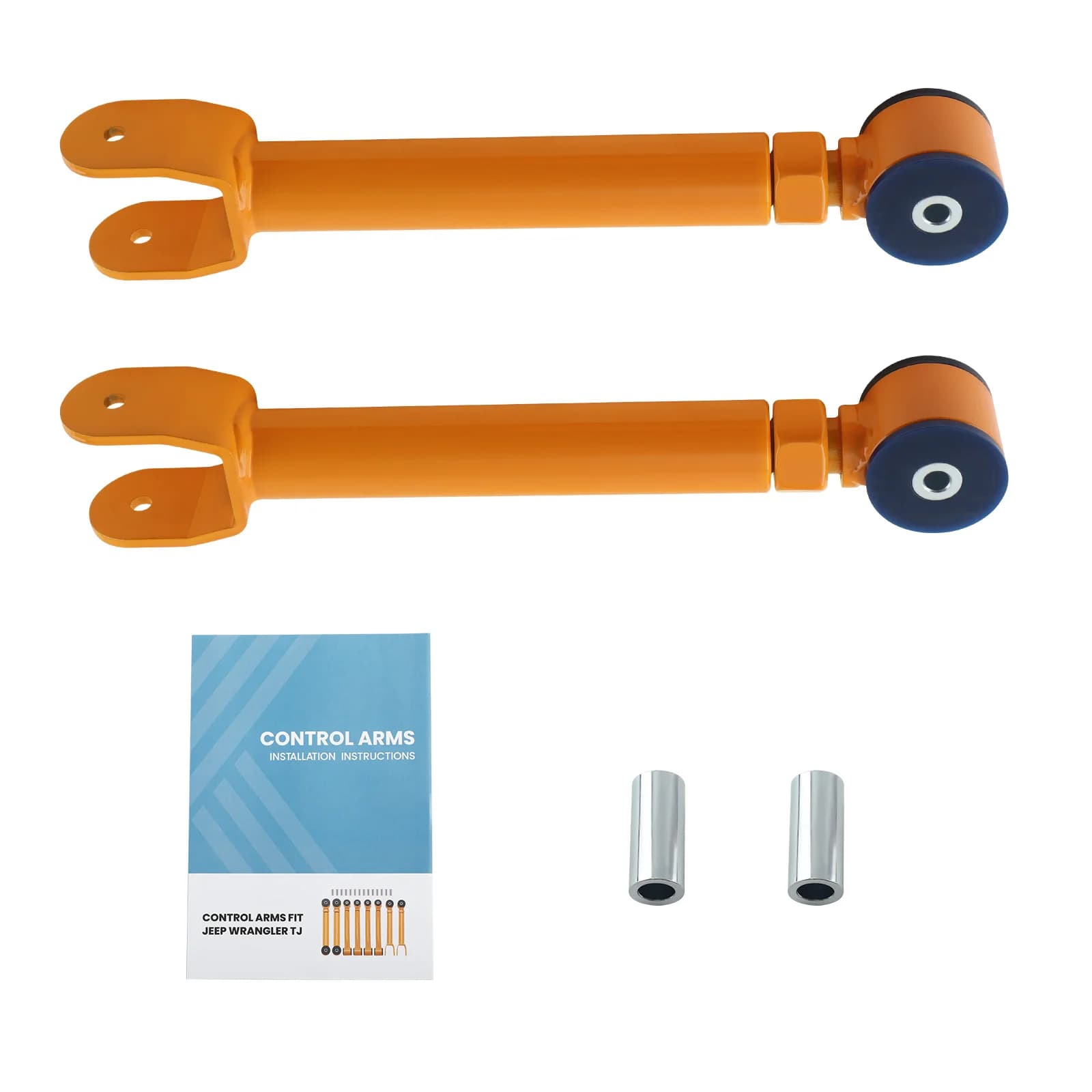 Set Completo di Bracci di Controllo Superiori Regolabili per Jeep Wrangler TJ 97-06 Cherokee XJ