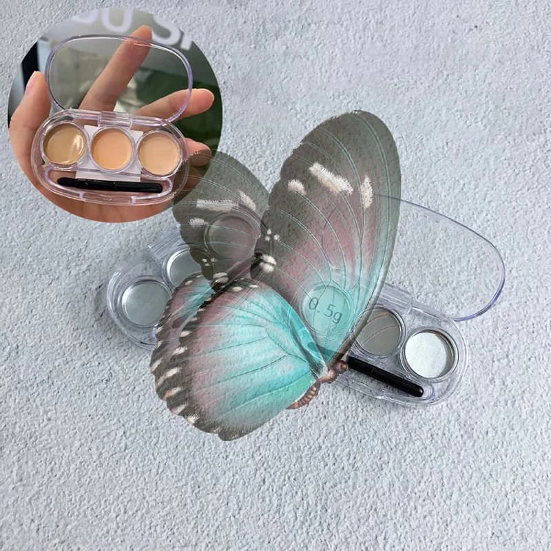 Palette Trucco 3-in-1 in Alluminio: Organizer per Rossetti, Correttori e Ombretti, Vassoio Dispenser per Subconfezionamento, Strumento Fai-da-te, Contenitore per Cosmetici
