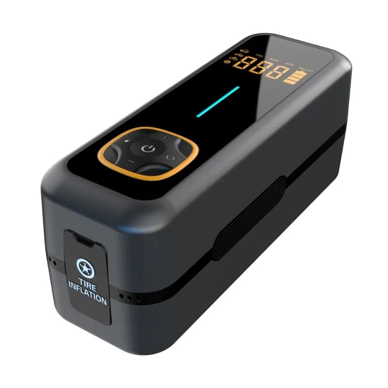 Pompa d'aria per auto con display digitale wireless - Gonfiatore portatile compatto per pneumatici con resistenza alle alte temperature e taglio del surriscaldamento ​ ​