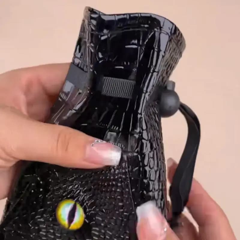 1pc Dice Bag with Drawstring DND Leather Case PU Tarot Card Bag Oracle for D&D dice, coins and accessories