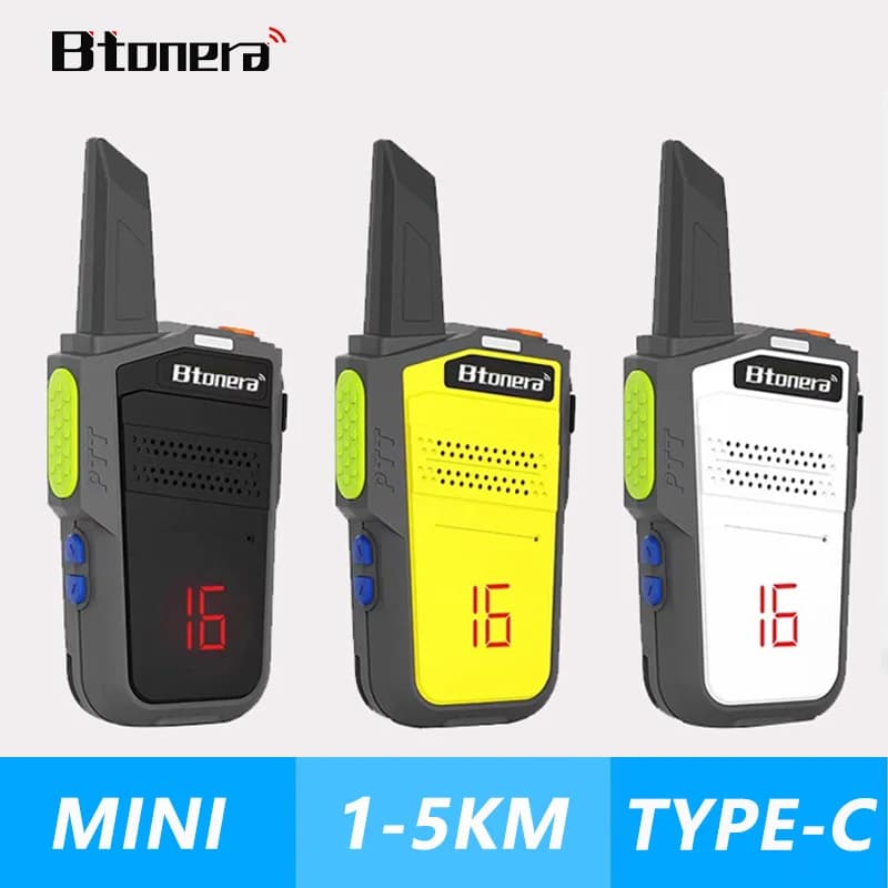Btonera 608 Mini Walkie Talkie pmr 446 Walkie Talkie professionali Largo Alcance mini Radio Wolkie Tokie Walkies de Largo Alcance