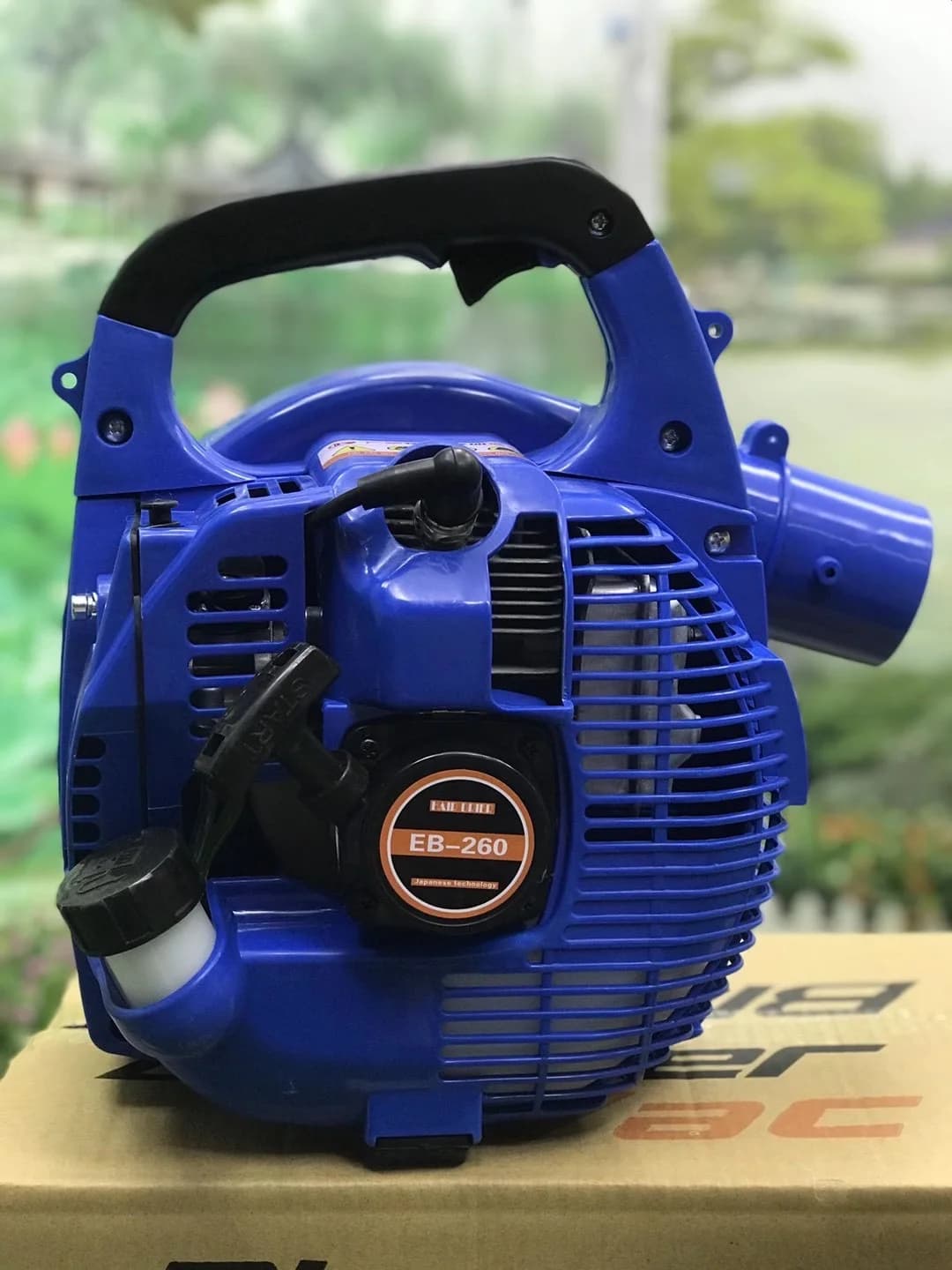 Soffiatore per foglie Benzina EB260 25,4 cc Soffiatore portatile senza fili ad alto vuoto Strumento da giardino elettrico per la pulizia della neve dell'auto
