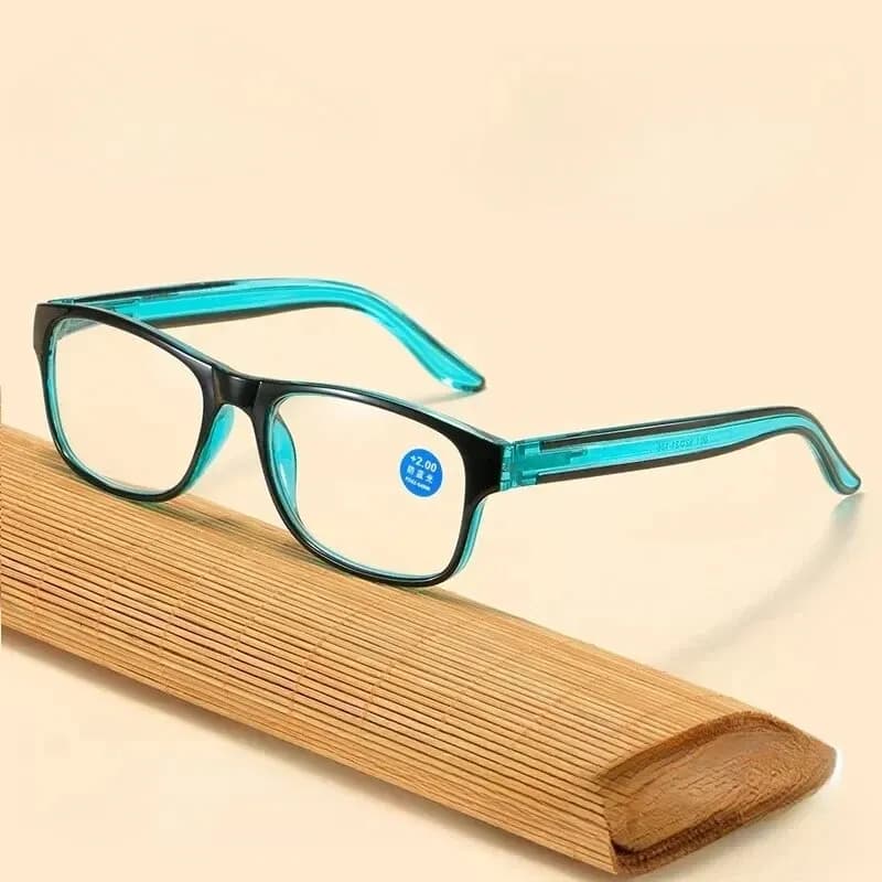Women's Fashion Women's Fashion Anti Light Reading Glasses Presbyte Glasses for Transparent Square Computer Glasses with Spring Leg Mounting