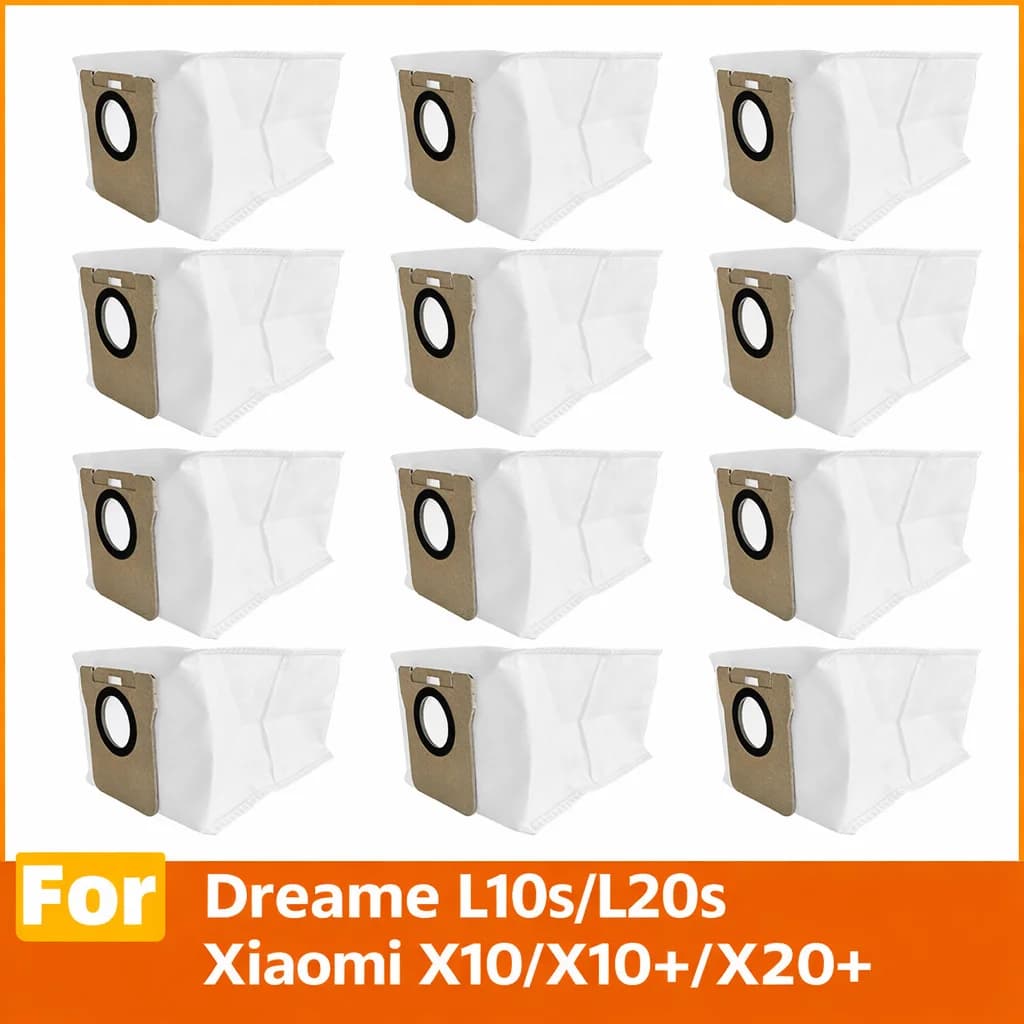 Sacchetto polvere di ricambio per Dreame L10s L20s L10 Ultra L20 Ultra Xiaomi X10 X10+ X20+ accessori aspirapolvere robot