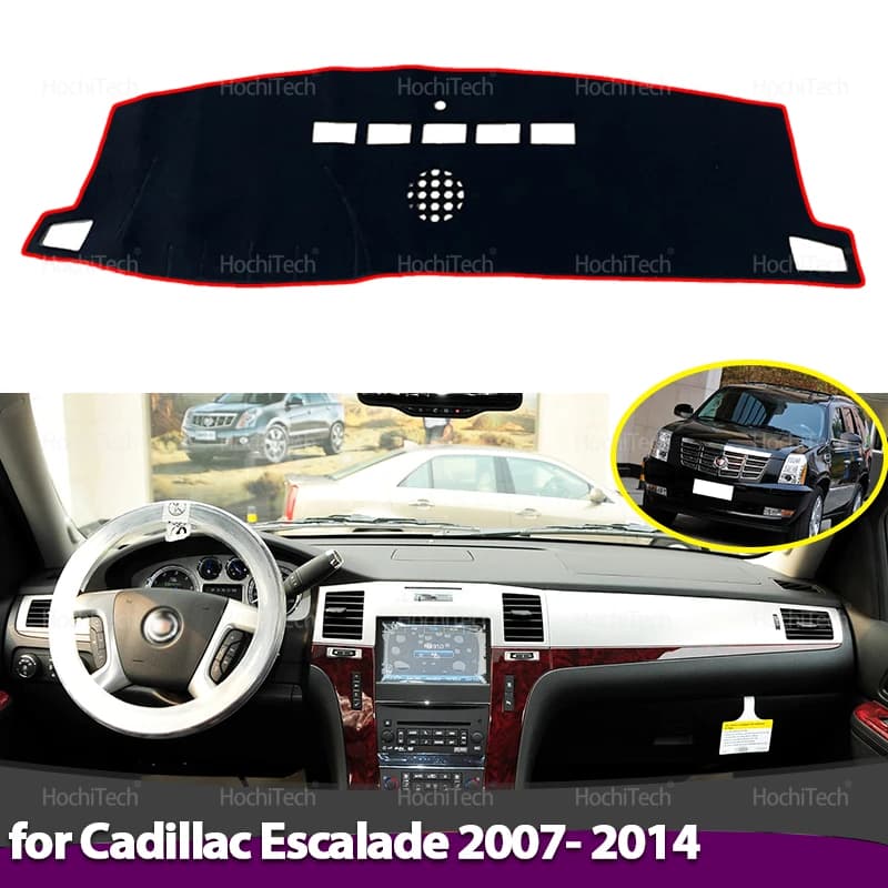 Car dashboard cover Avoiding light Pad Anti-UV Parasols Mats Anti-slip Mat Accessories for Cadillac Escalade 2007- 2014