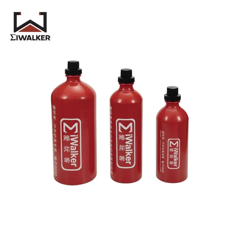 IWALKER Outdoor Camping Portable Aluminum Oil Bottle Liquid Fuel Bottle