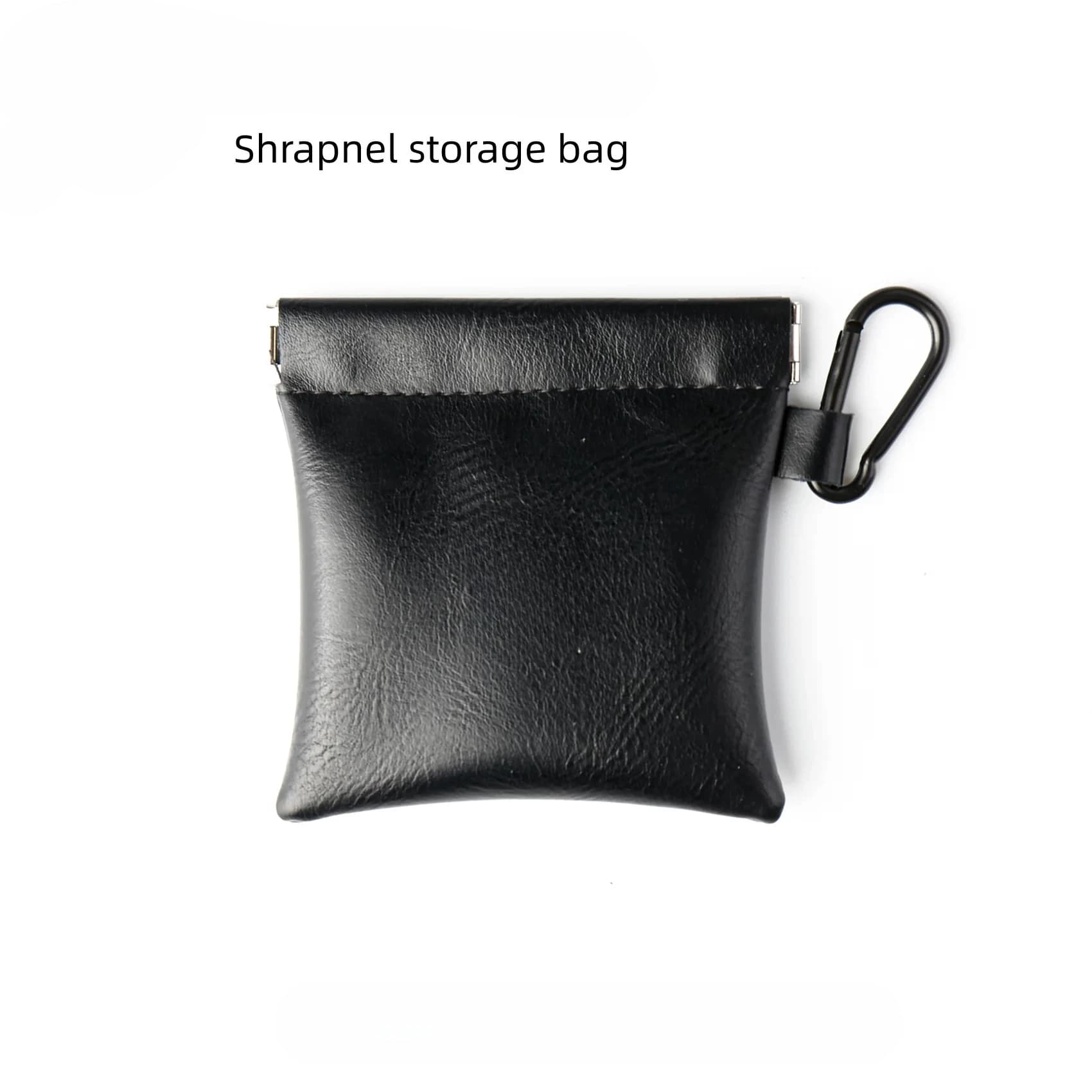 Custodia per auricolari con chiusura automatica, quadrata, portatile, a compressione, con chiusura a scatto, per accessori tecnologici