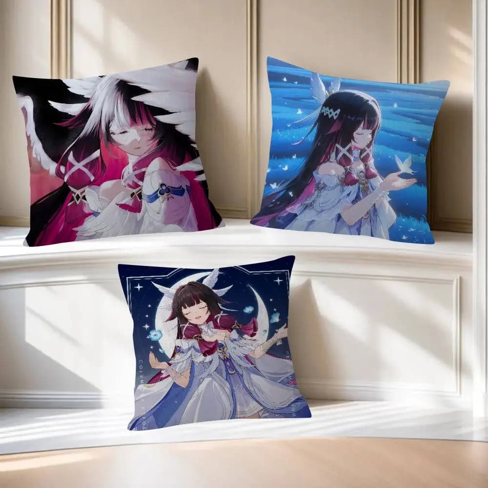 Decorative Bearing Genshin Impact C-Columbina, Sofa/Letto 45x45 cm pillow, Fashion