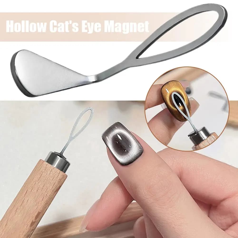 Magnete per unghie Cat's Eye Effetto portatile Nail Art Stick magnetico Accessori Strumenti per manicure Cat-eye di livello professionale
